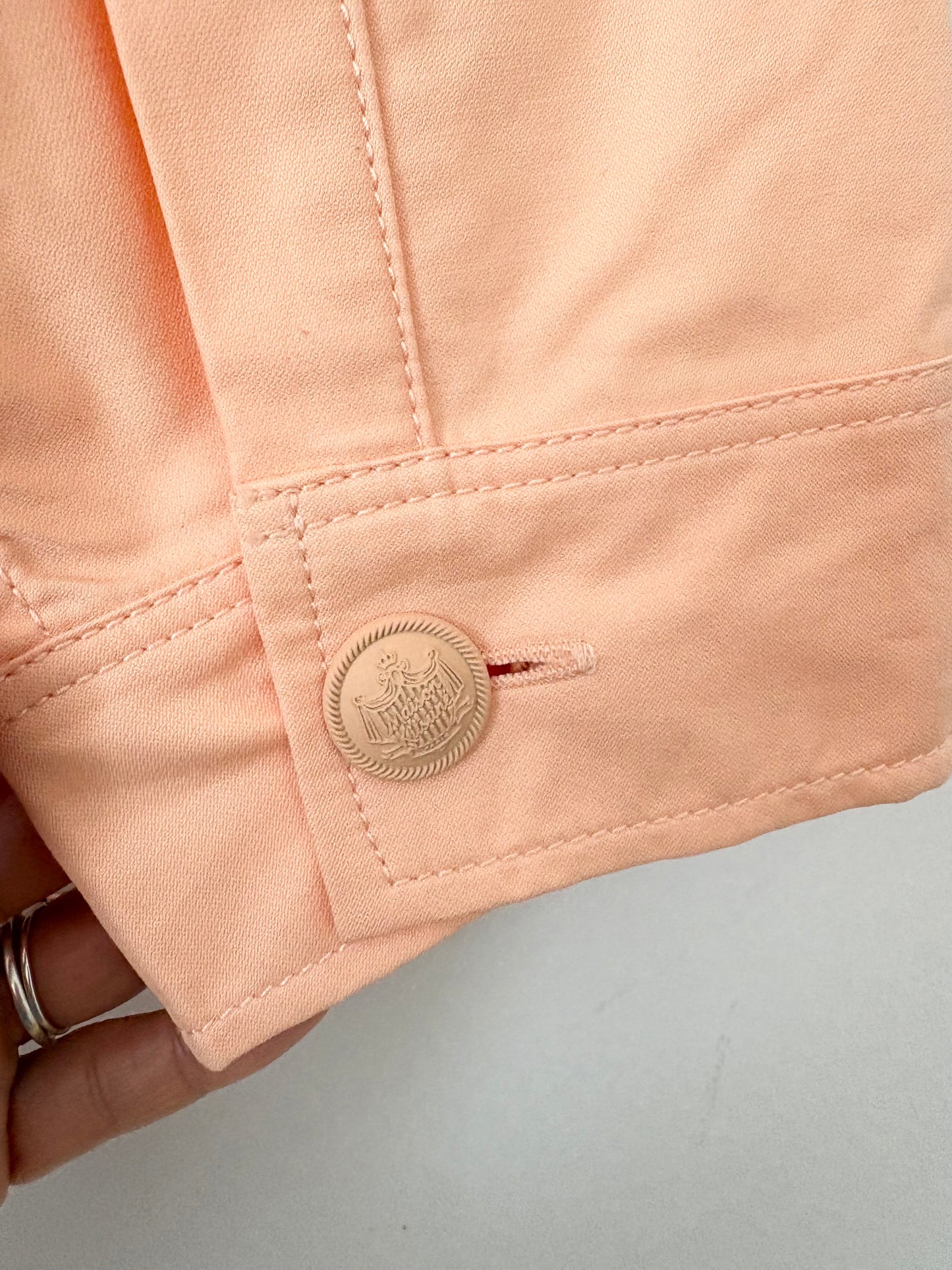 Chemise structurée pêche Maison Kitsuné S/M