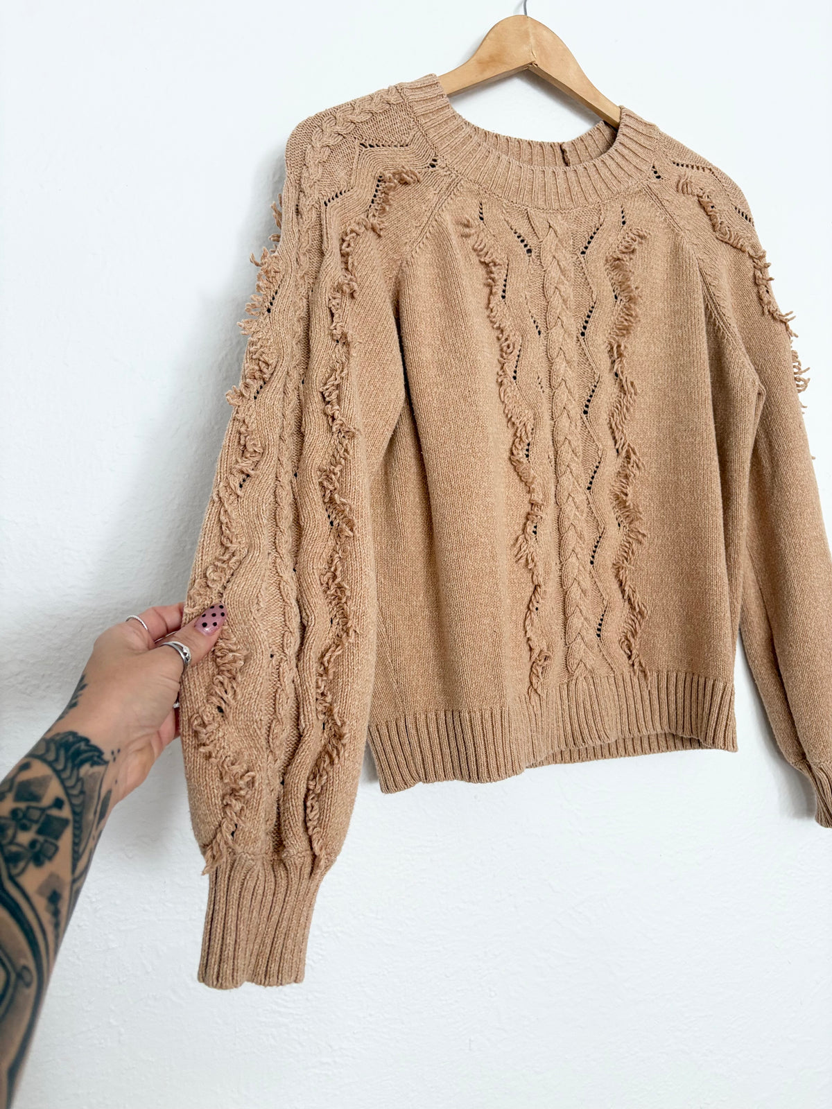 Rails Francis fringe sweater Medium