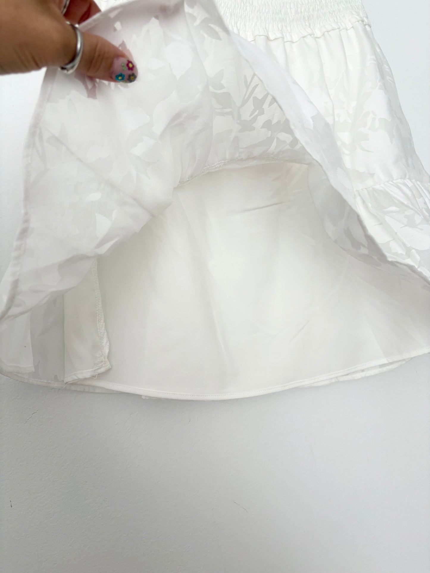 Amanda Uprichard organza floral skirt XS/S