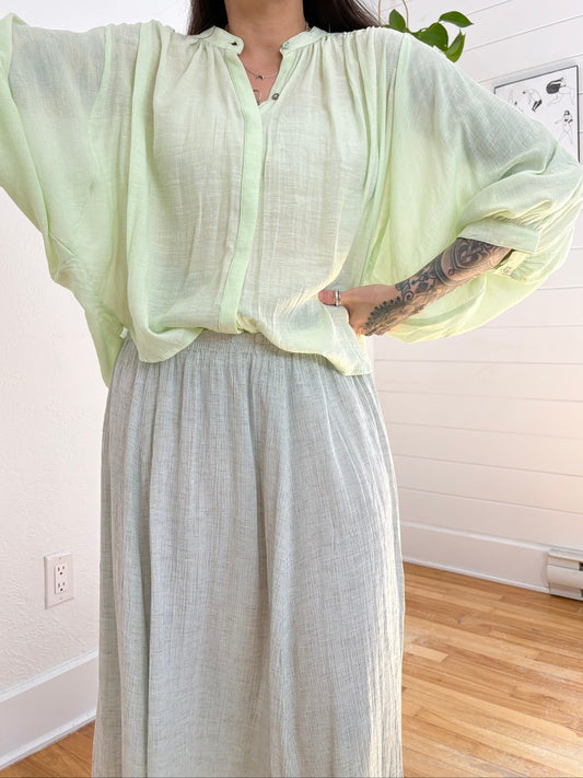 Maeve Anthropologie Bryanna button down top Small
