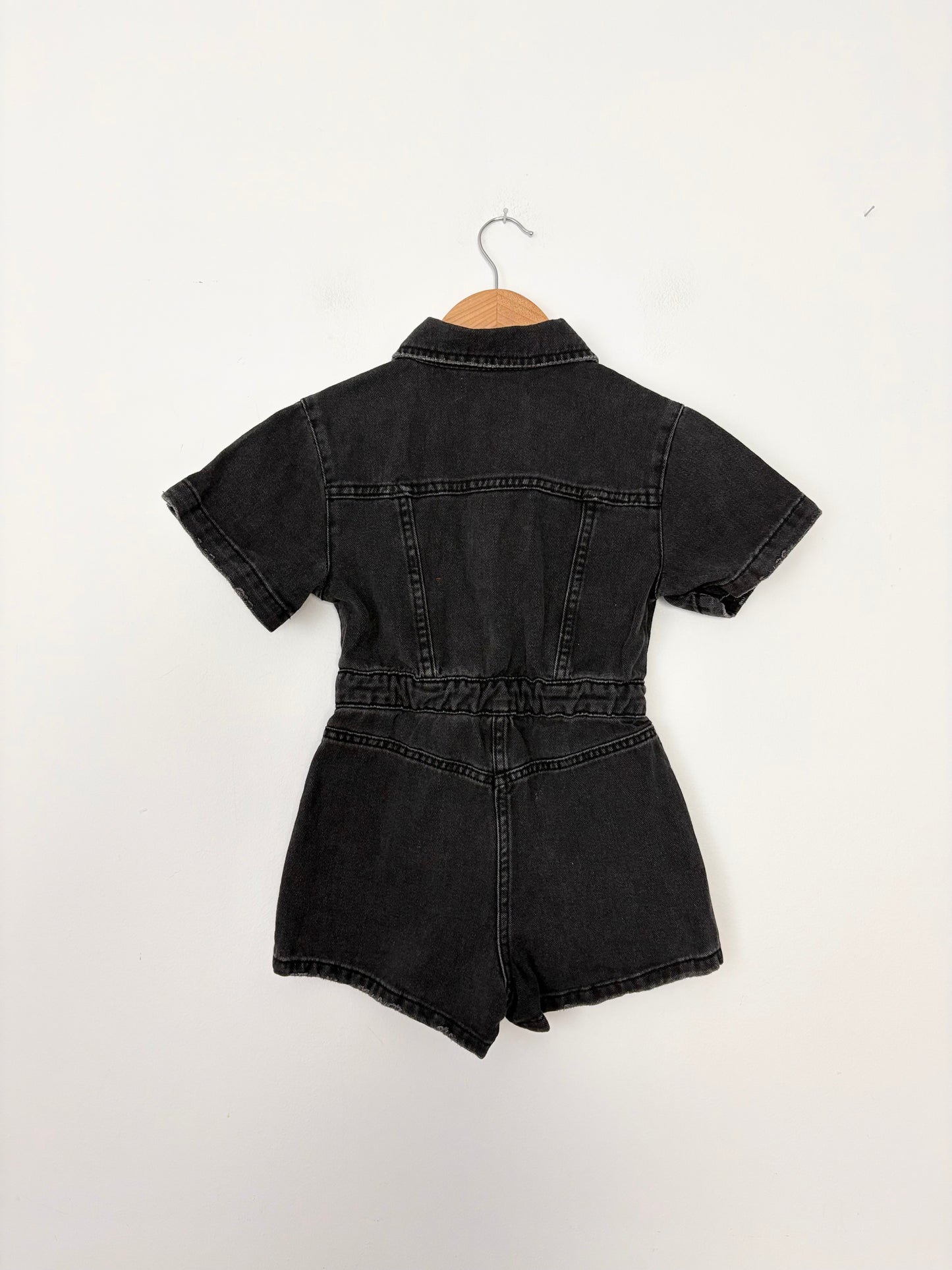 Zara denim short romper 6Y