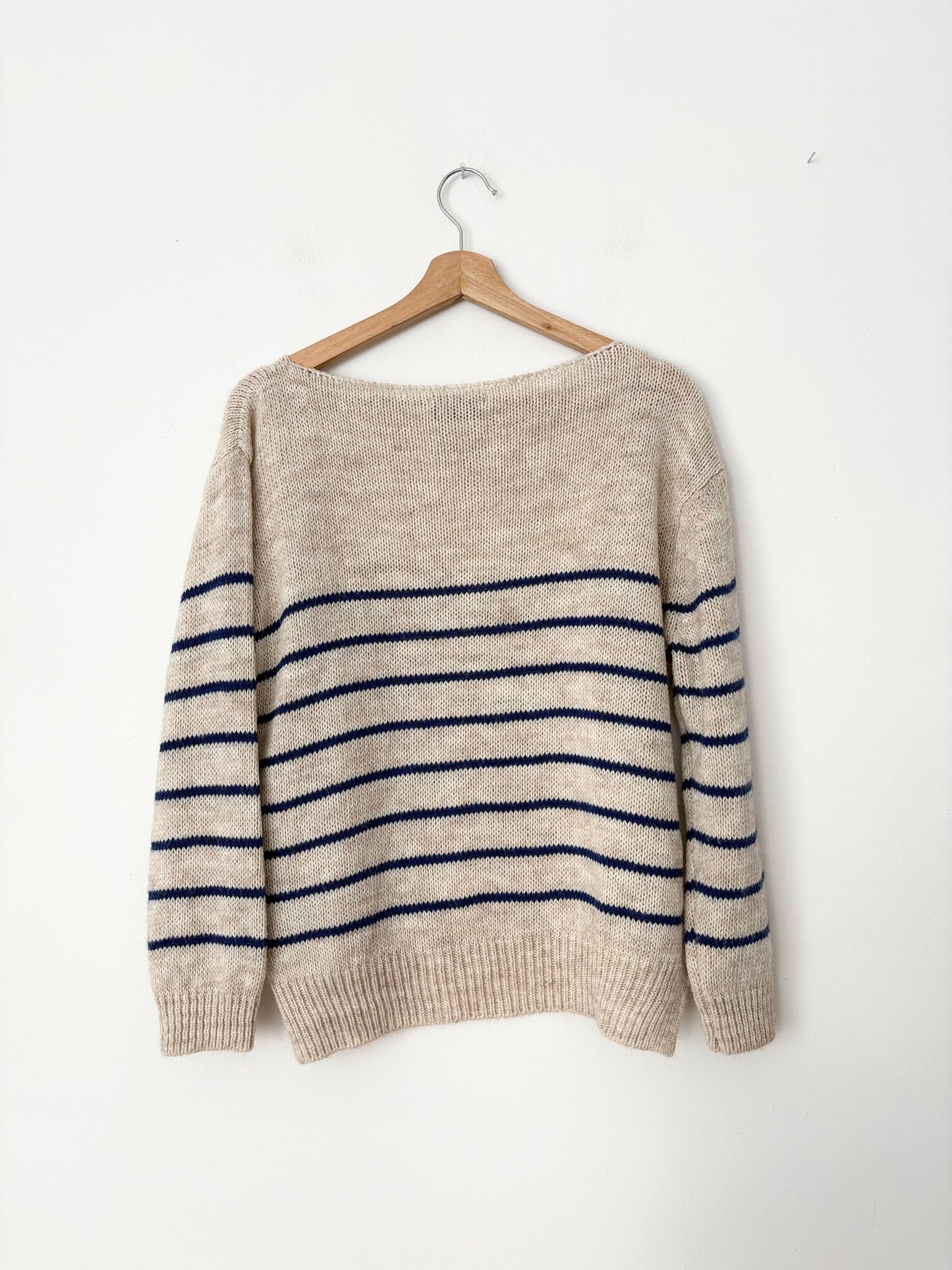 Pull rayé Nina Kendosa Wladimir style pêcheur, taille S/M