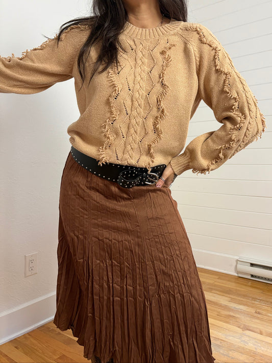 Rails Francis fringe sweater Medium