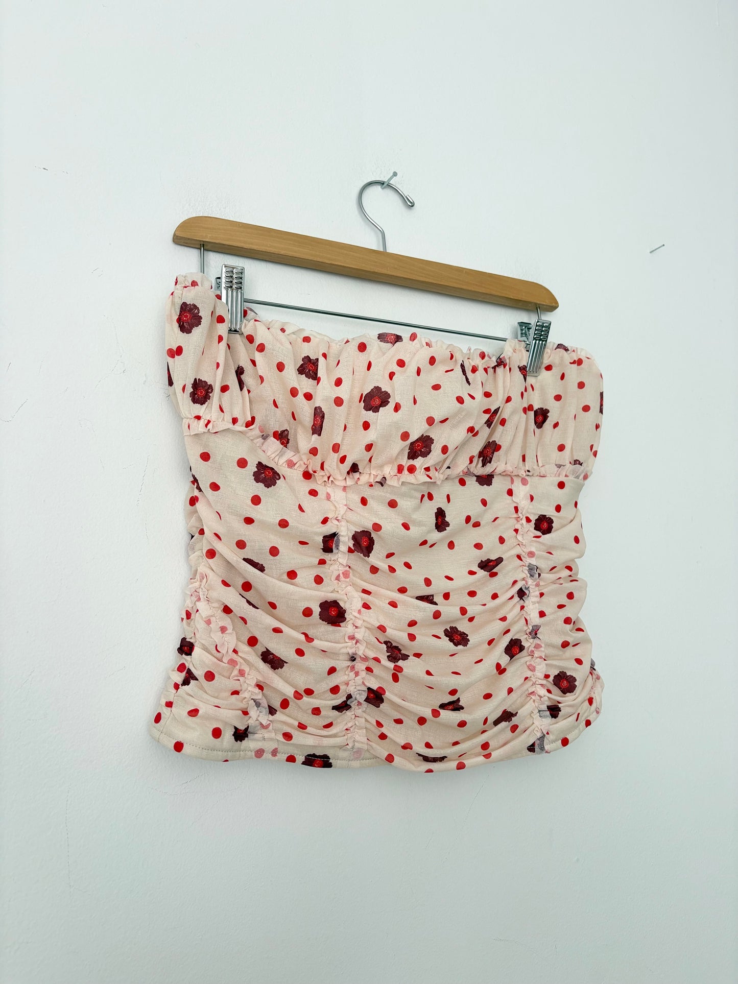 Free People Scottie printed tube top Large