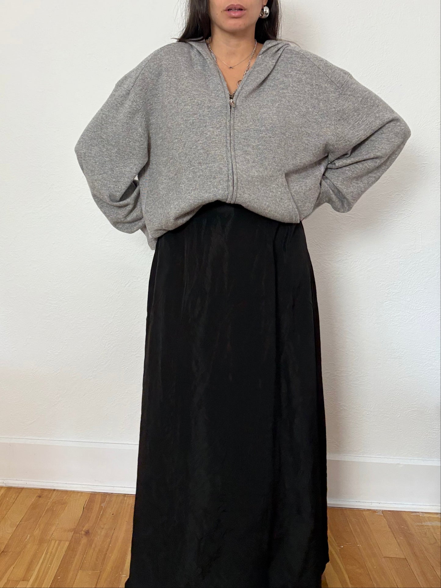 The kooples wool & cashmere zip hoodie M/L