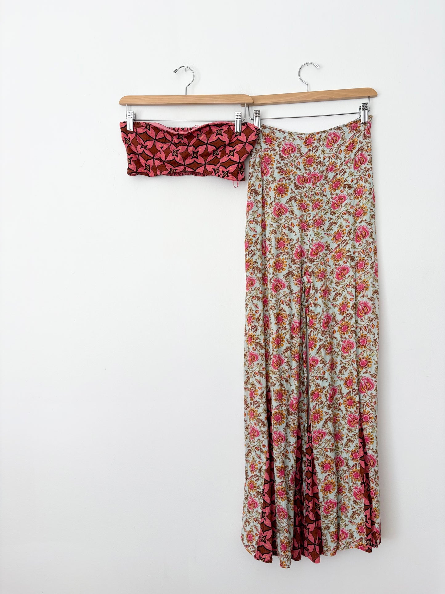 Free People Juliet printed set XS/S