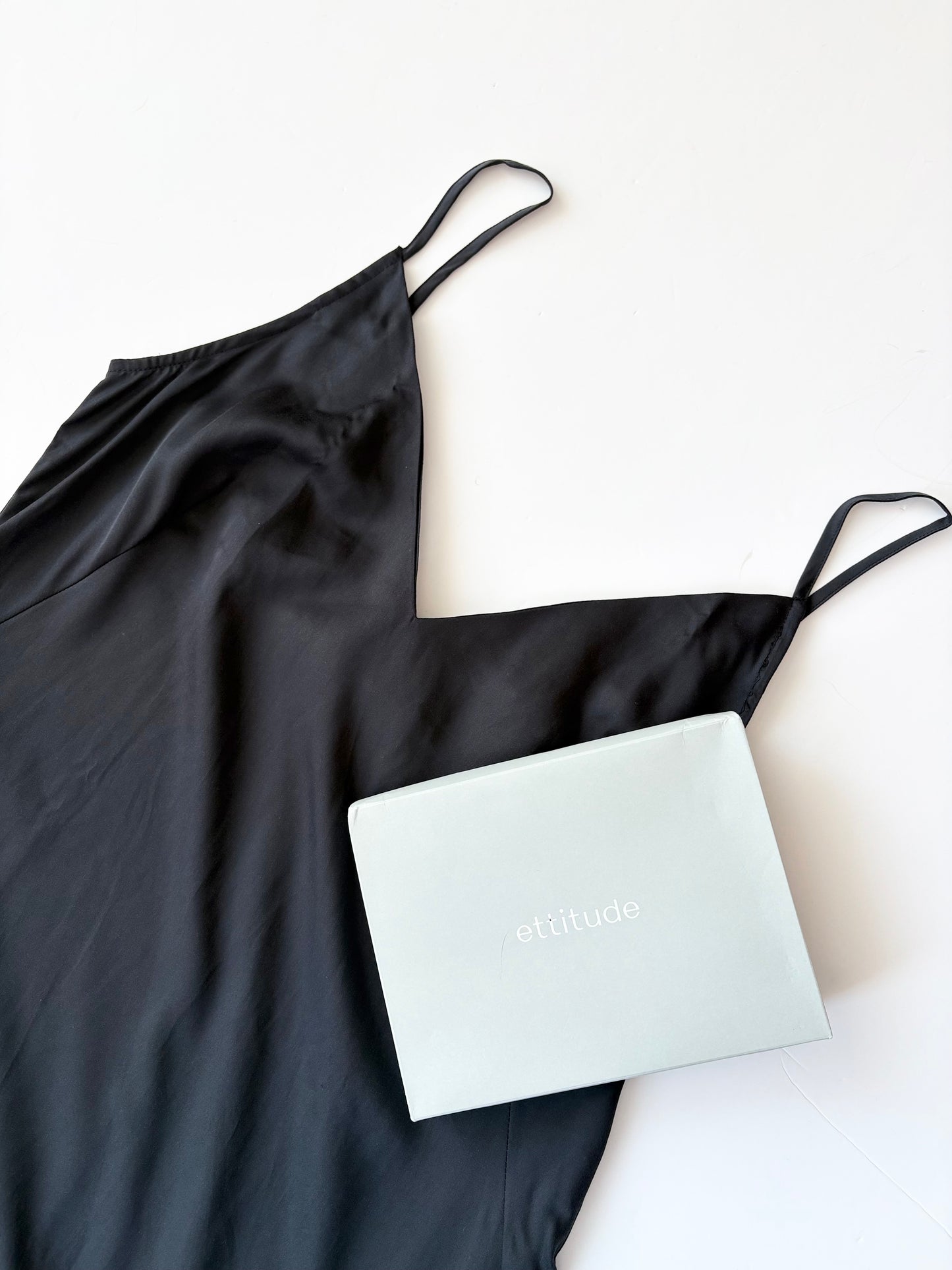 Ettitude bamboo sateen slip dress Large