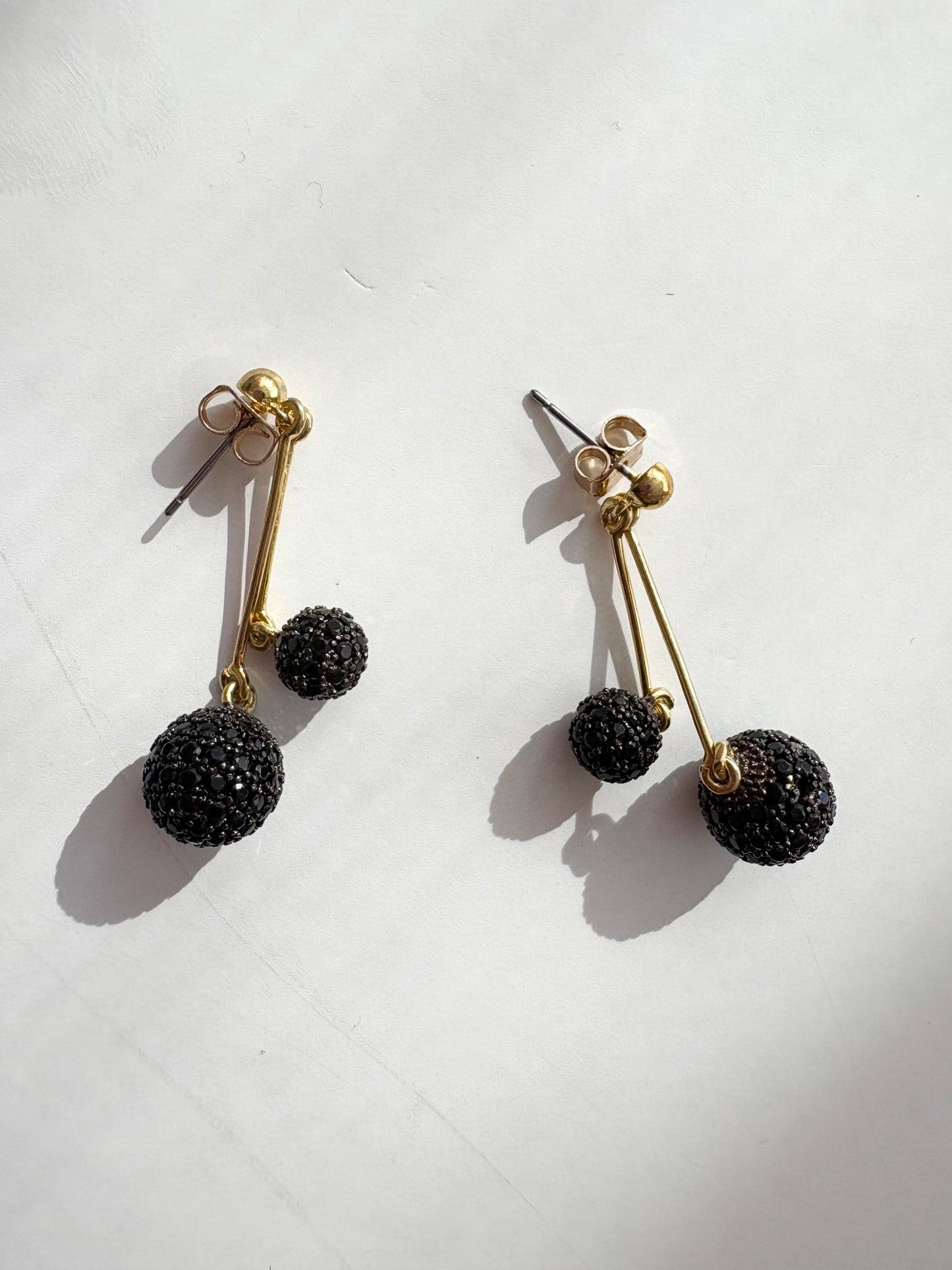 Noir NYC Martina dangle earrings