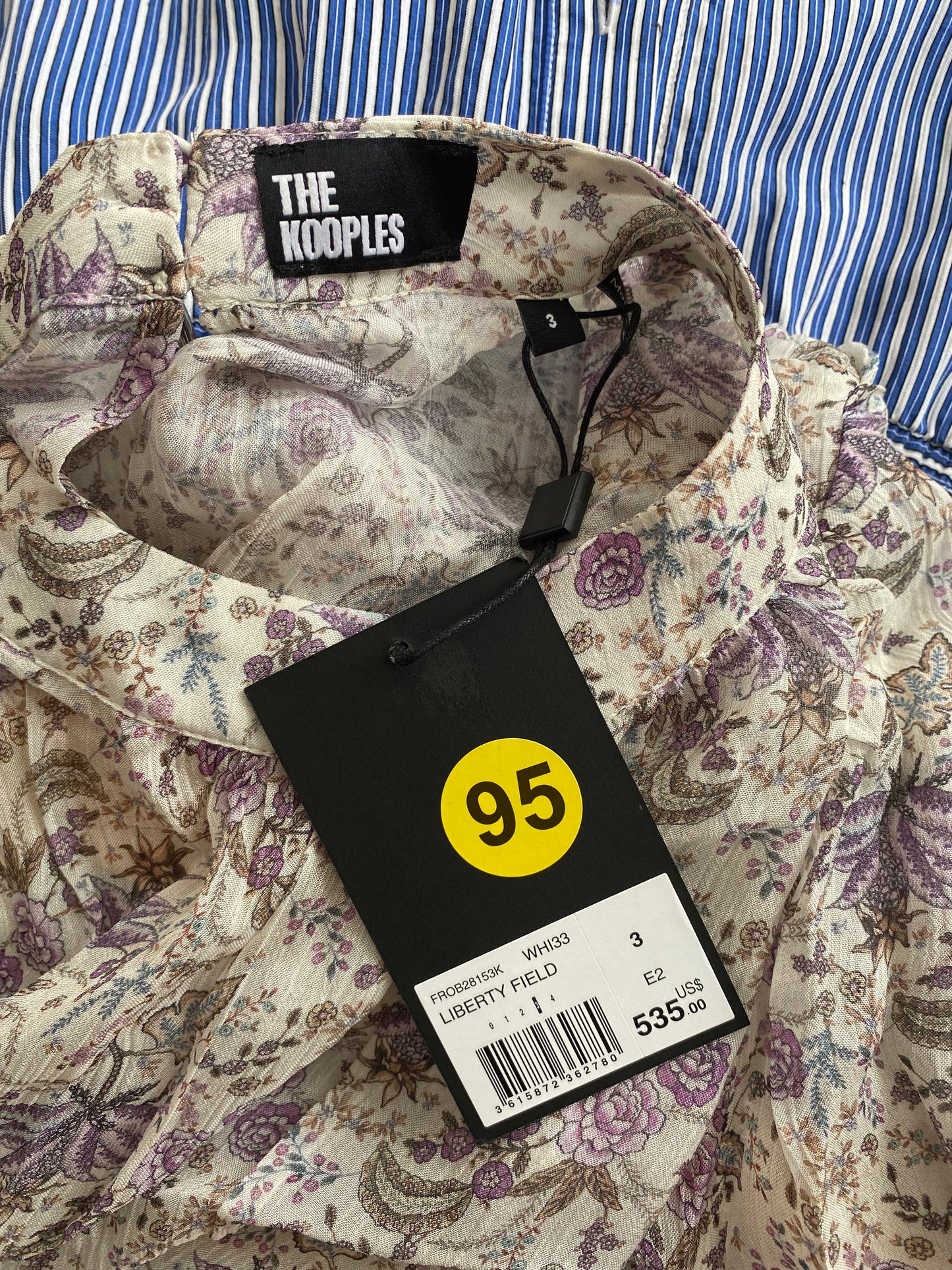 The kooples liberty fields long sleeve maxi dress Large