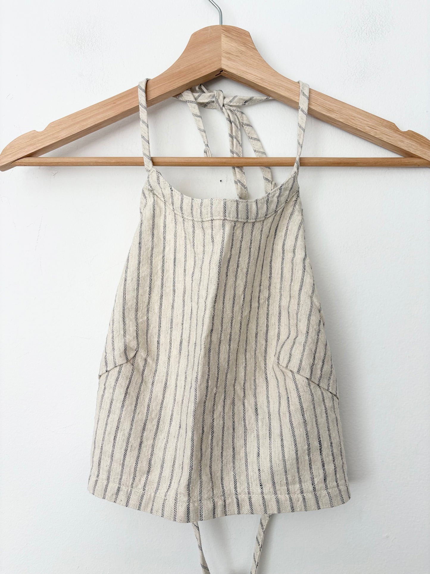 Rag & Bone Zoe linen blend halter crop top Medium