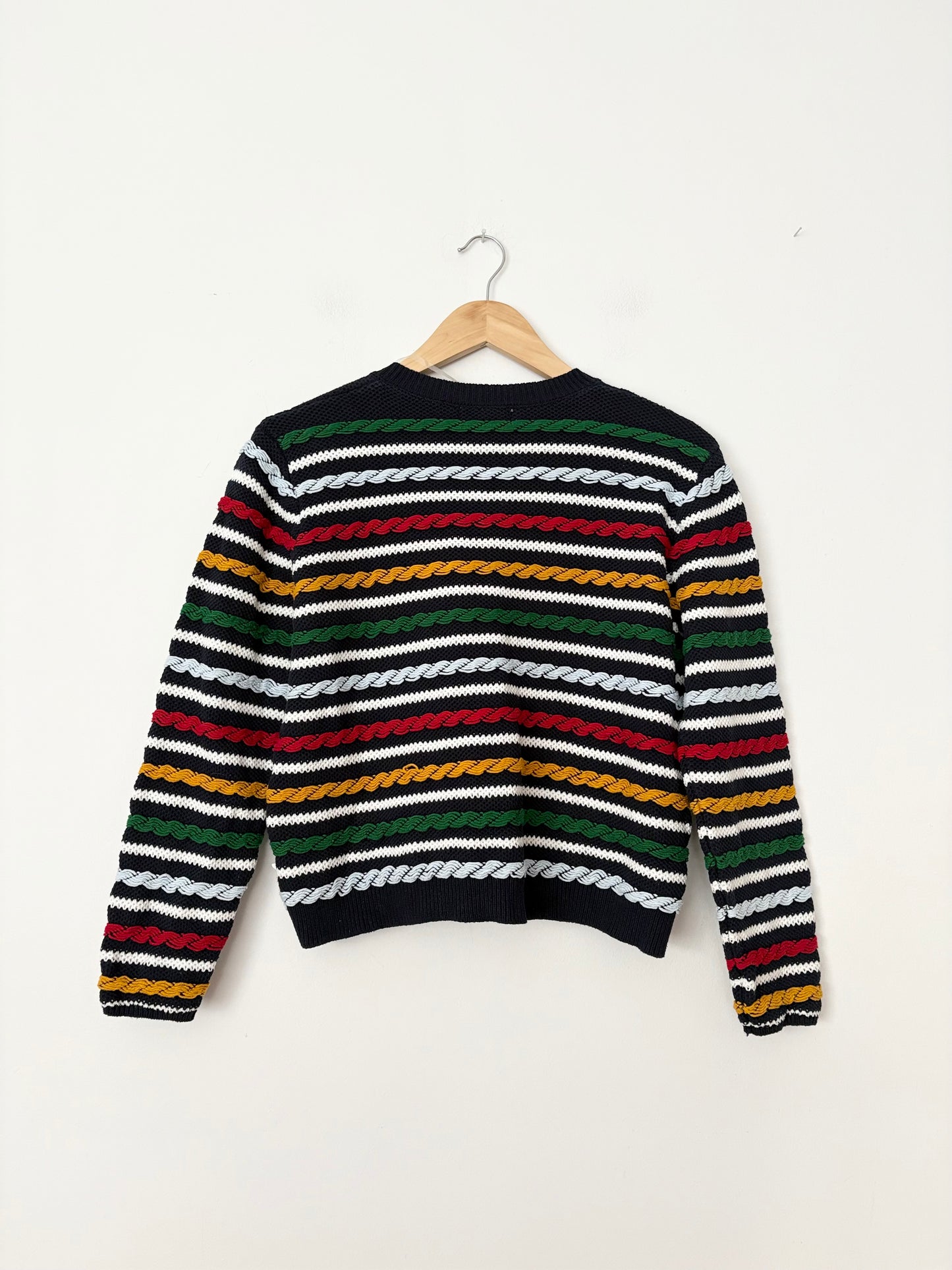 La Ligne  X Target rainbow textured cardigan Large