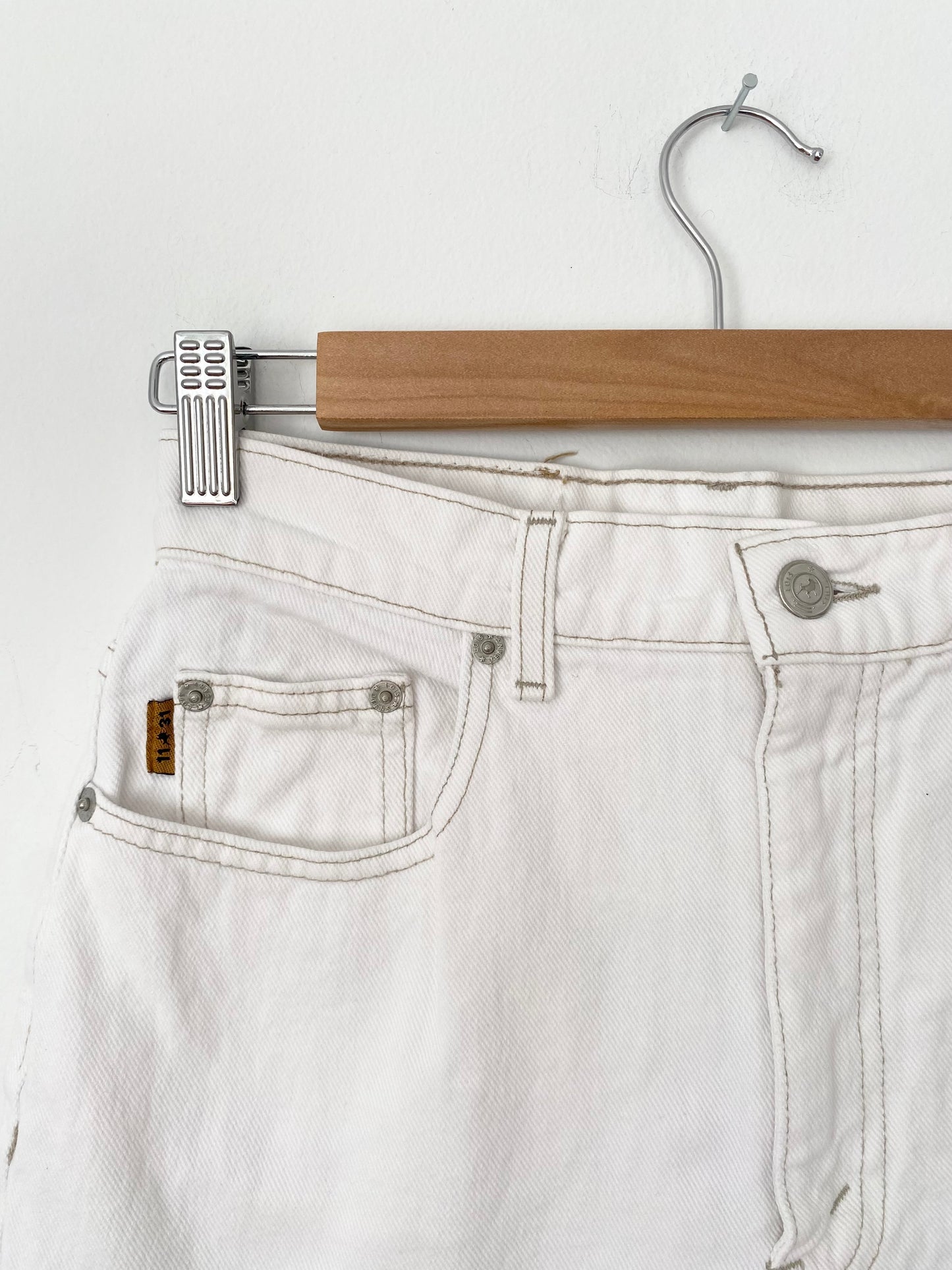 Jean blanc Lois vintage W25