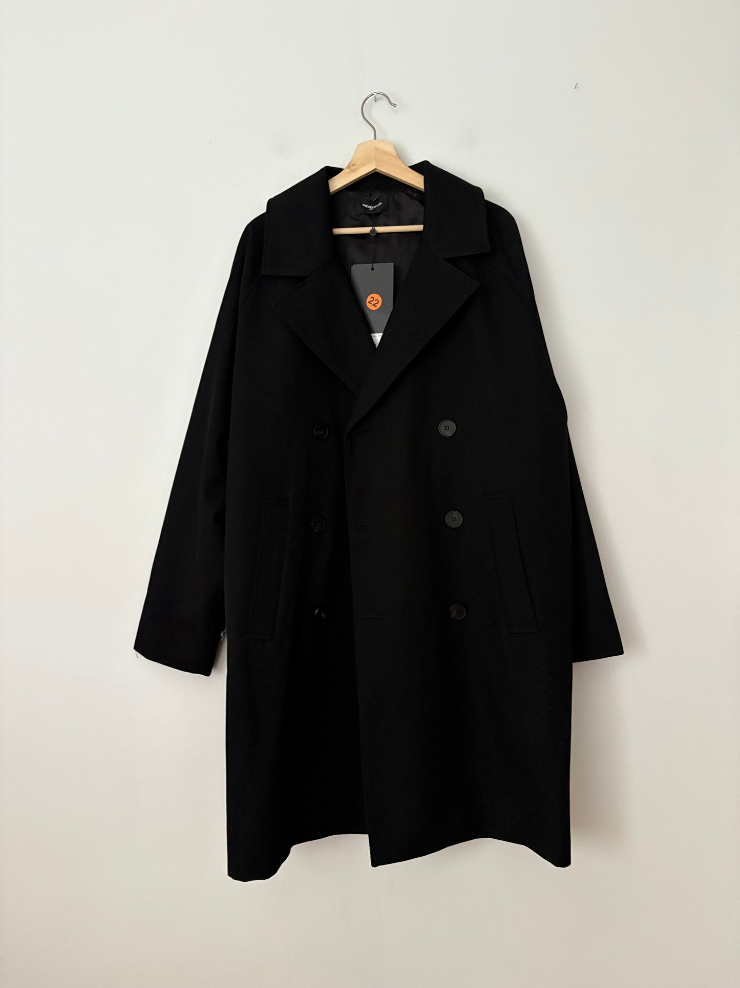 The Kooples Violette double breasted wool blend coat M-XL