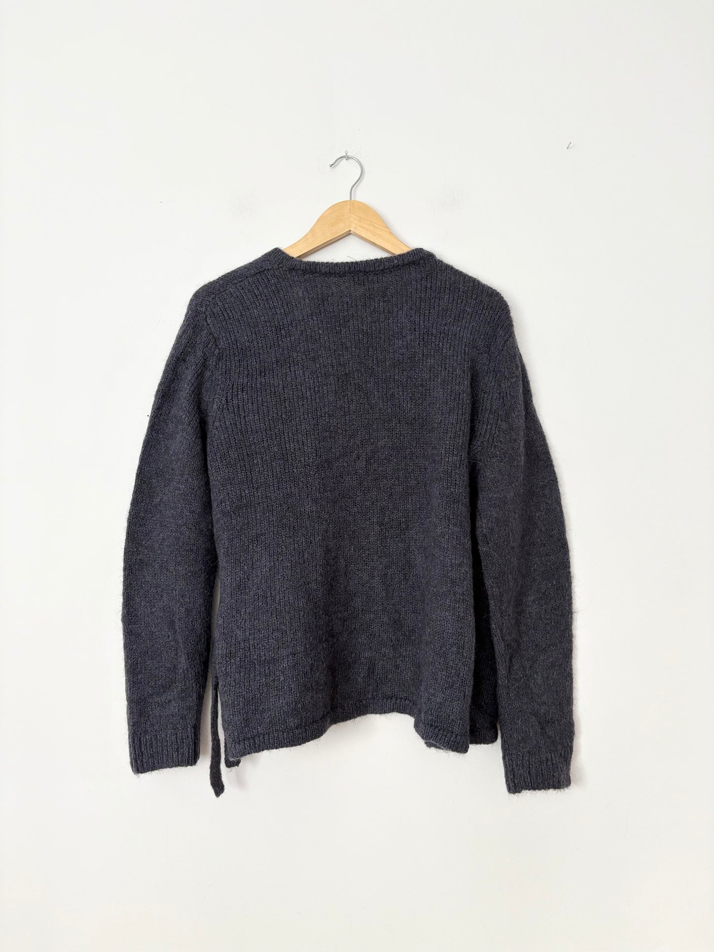 COS wool-alpaca wrap sweater Medium