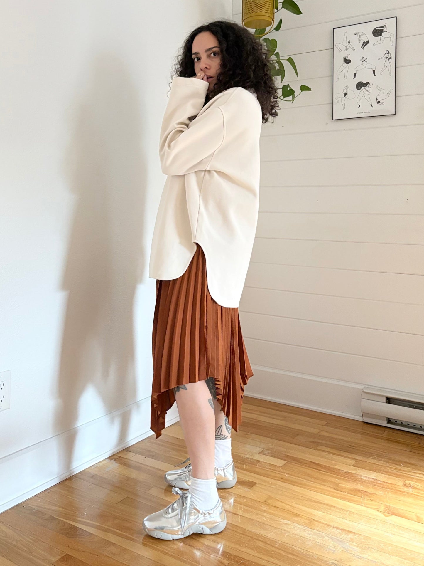 JW Anderson X Uniqlo Asymetric pleated skirt S/M