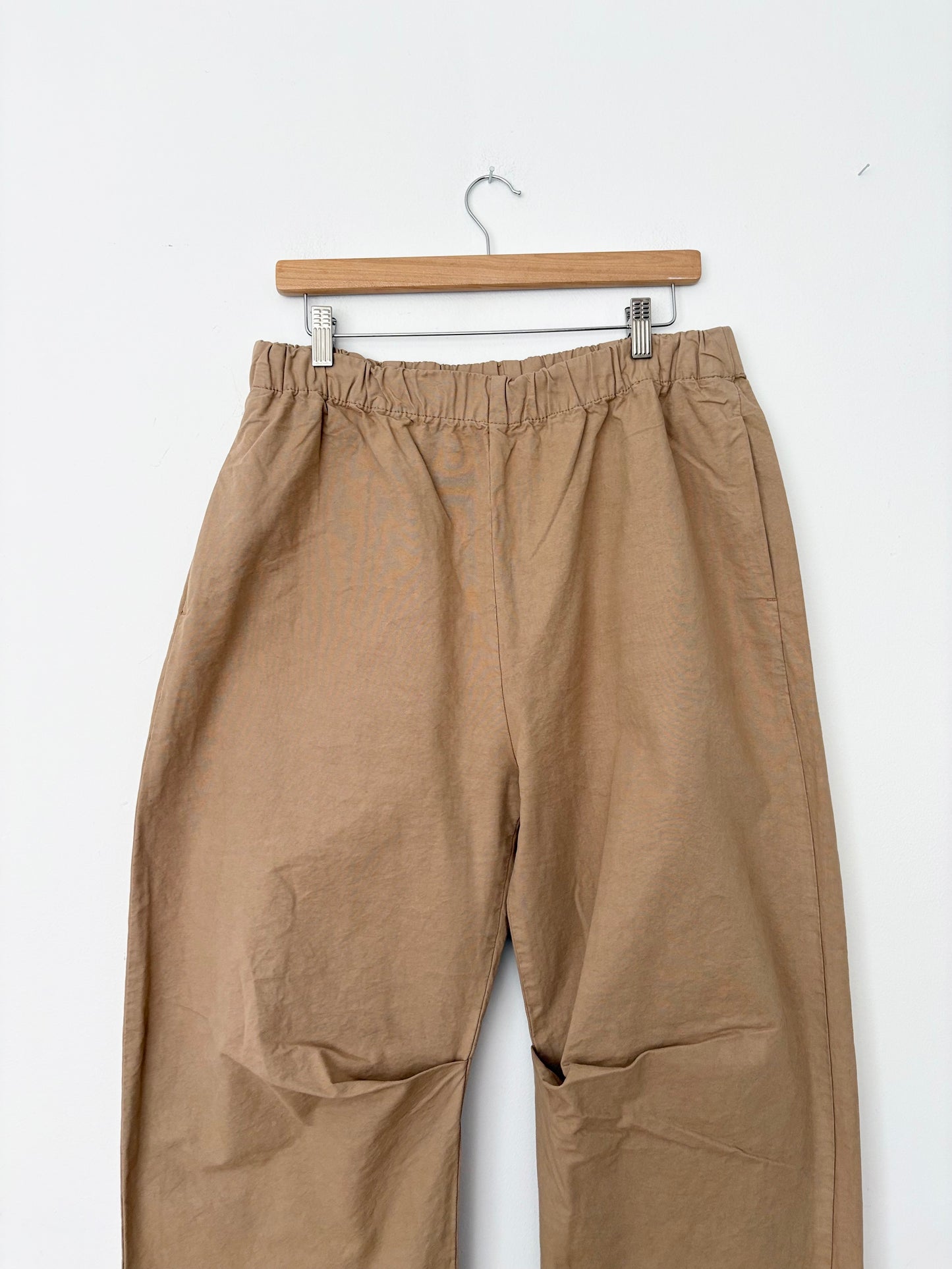 Zara cotton barrel trousers Large