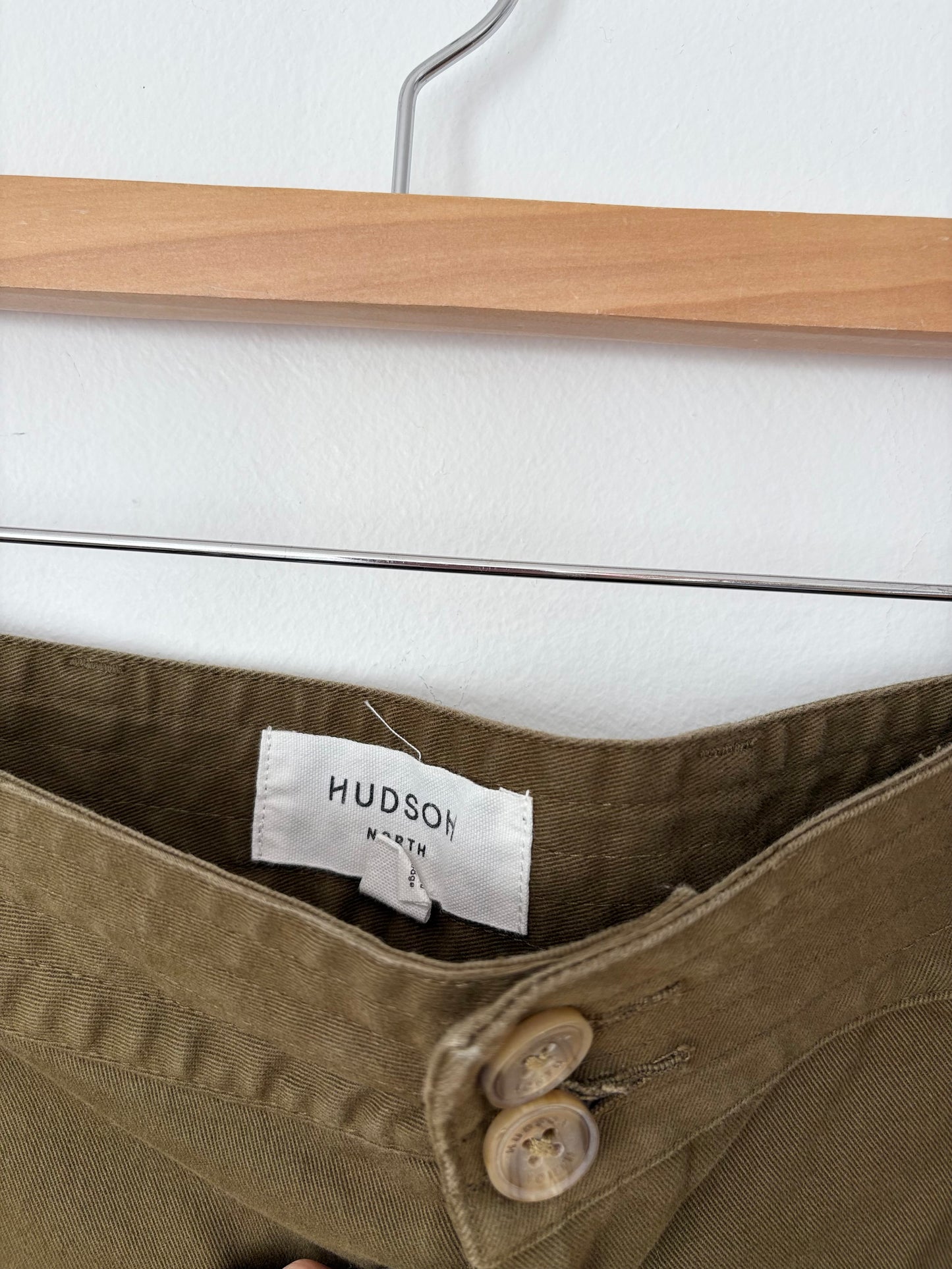 Hudson North Khaki crop chinos W28