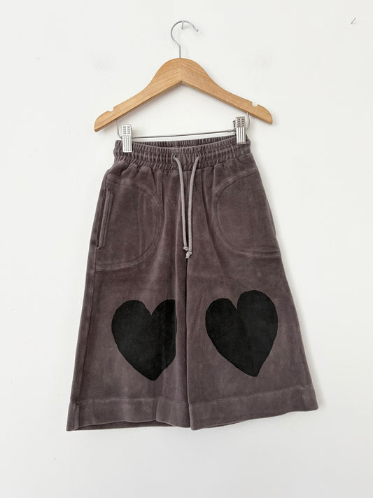 Nadadelazos velvet wide leg pants 3/4Y