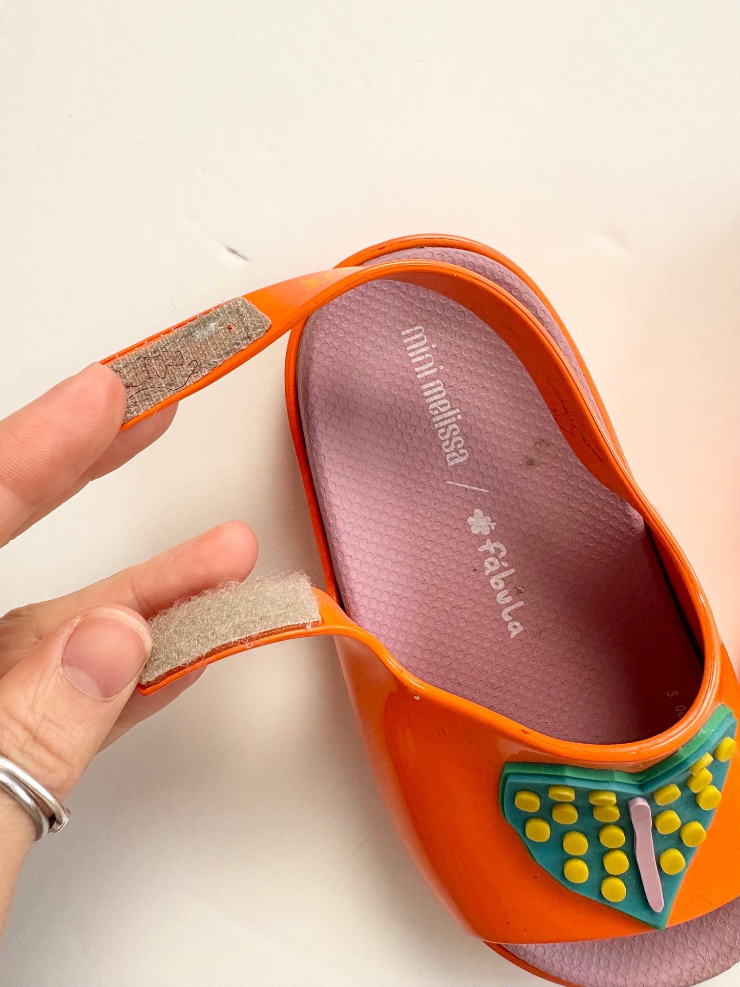 Mini Melissa Jelly sandals US10