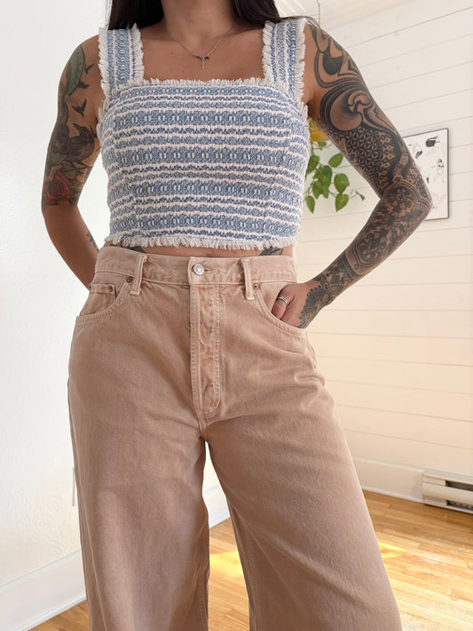 House of Harlow 1960 Tweed crop top Medium