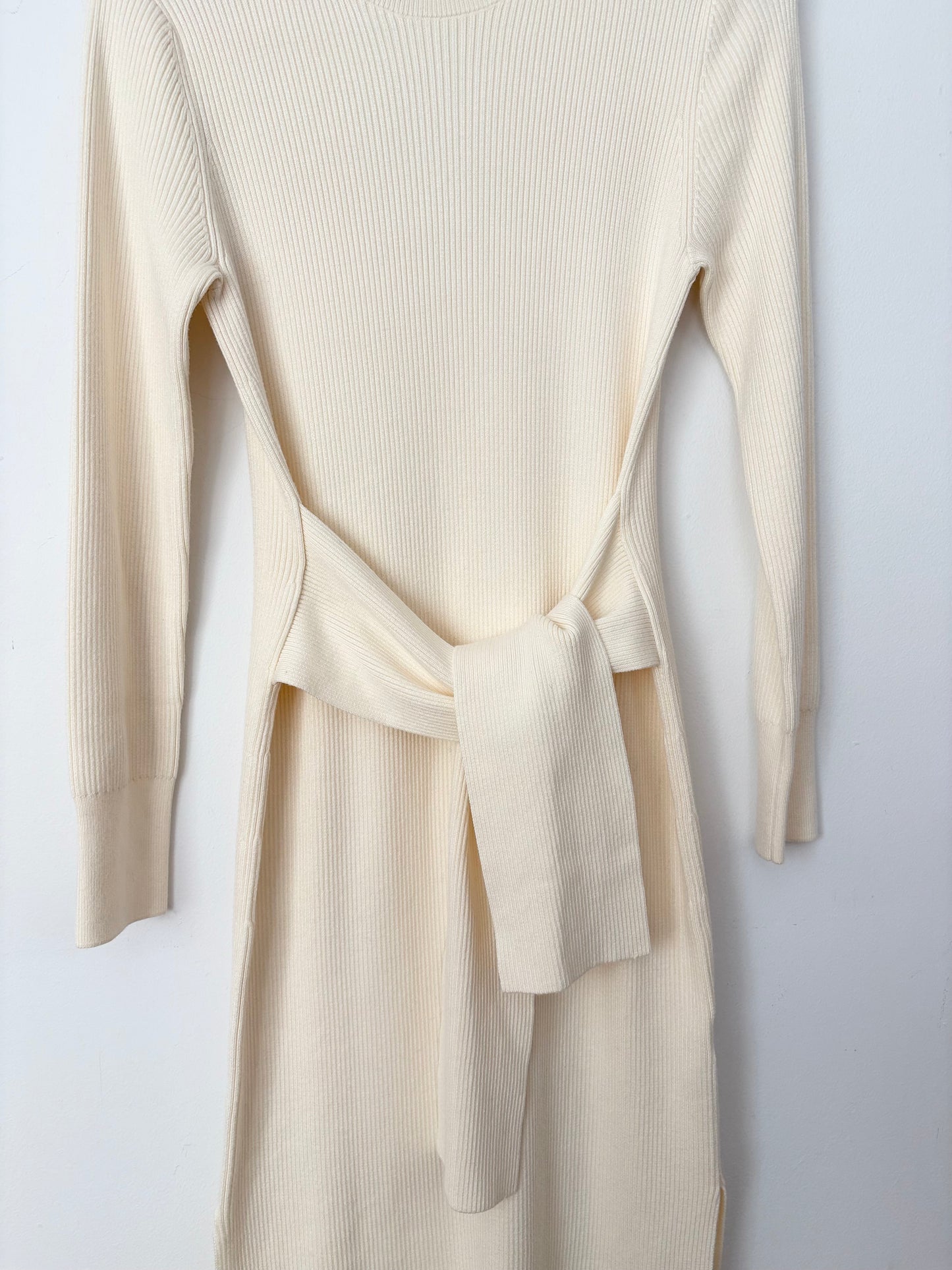 Robe midi côtelée ceinturée &Other Stories, taille L