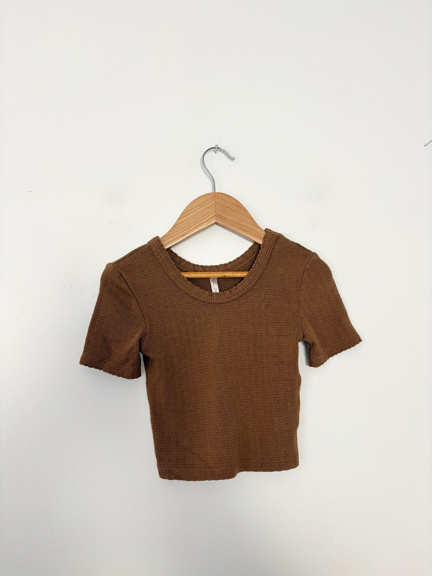 T-shirt court en maille Rylee + Cru 6/7 ans