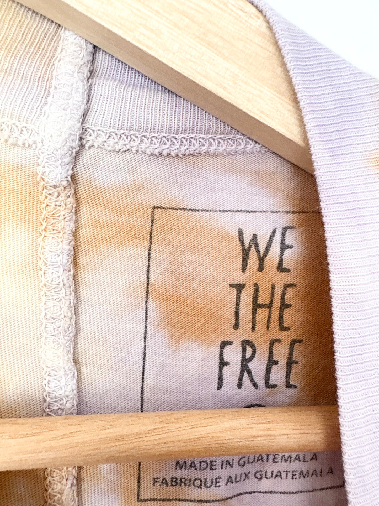 Free People be free tie dye tee XS-M