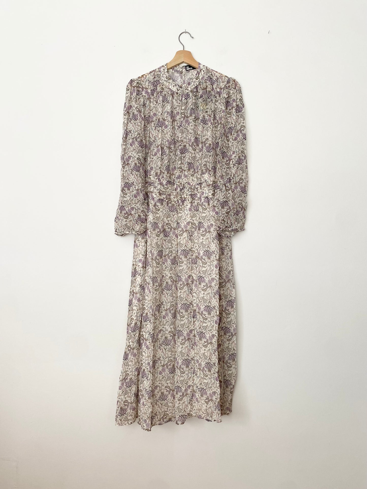 The kooples liberty fields long sleeve maxi dress Large