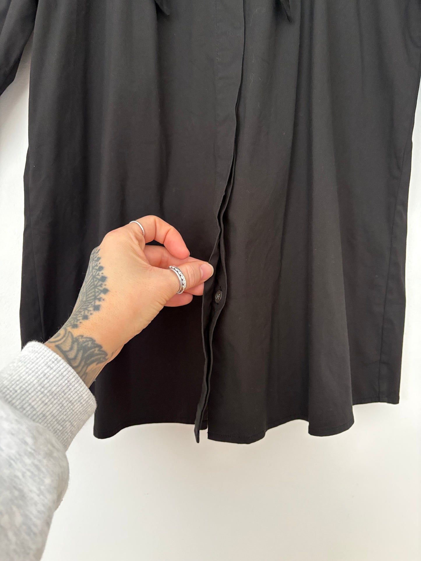 Chemisier Marist à manches courtes et col cravate, taille S