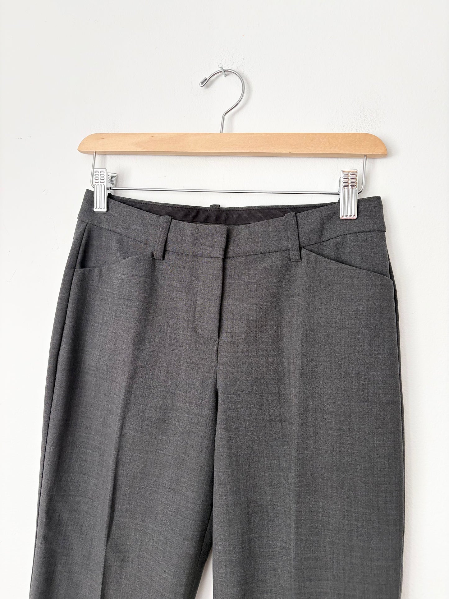 Pantalon droit en laine mélangée Theory, taille XS