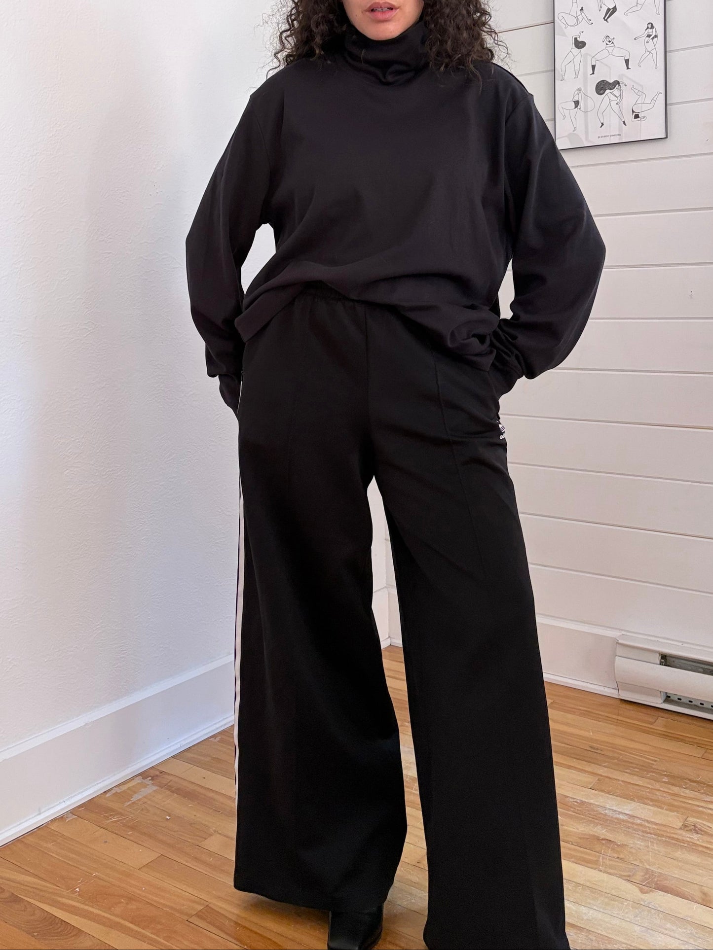 JEFF, pull à col roulé en coton pima Blake, taille XL