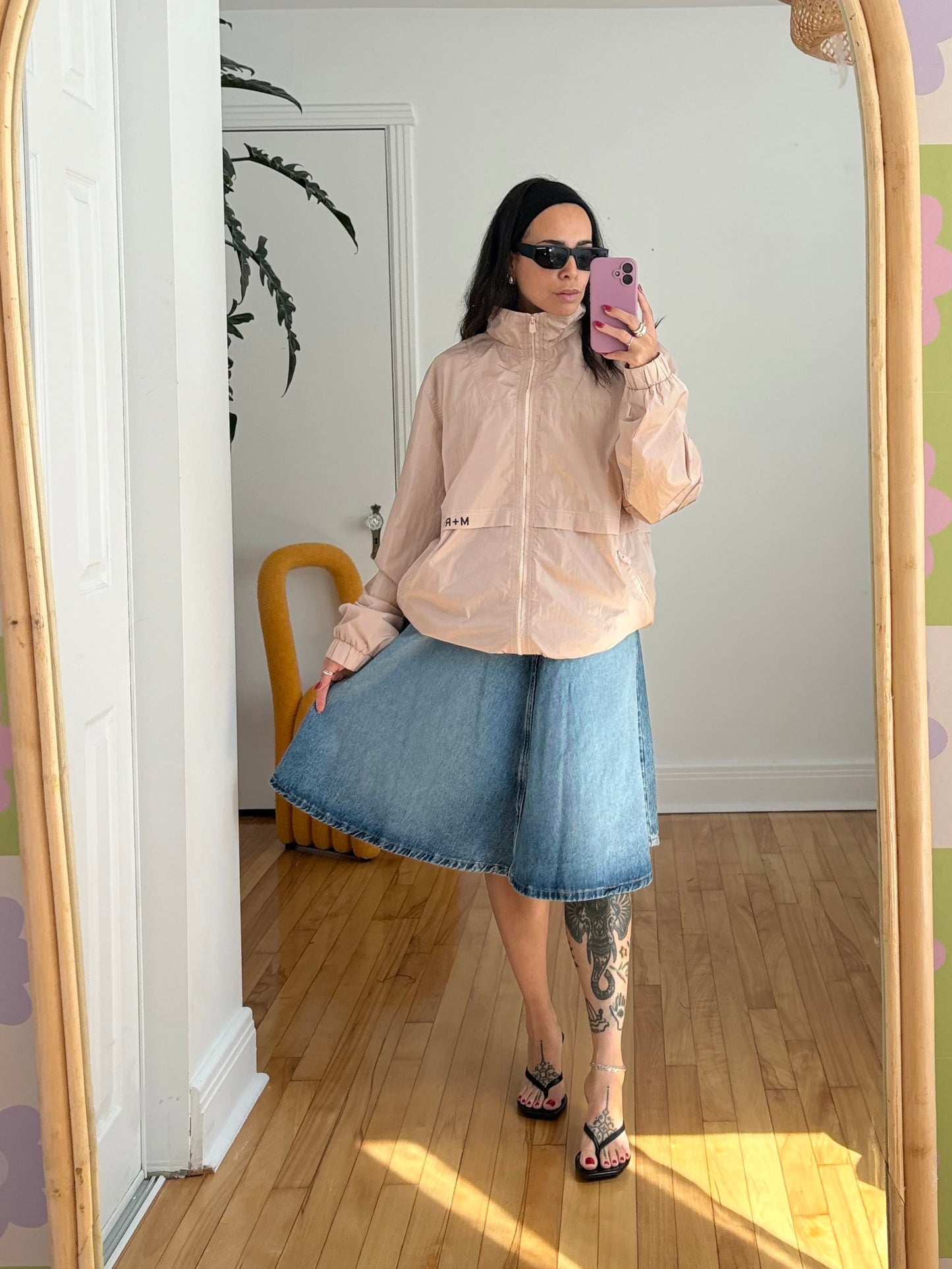 Free people eclipse denim midi skirt W28