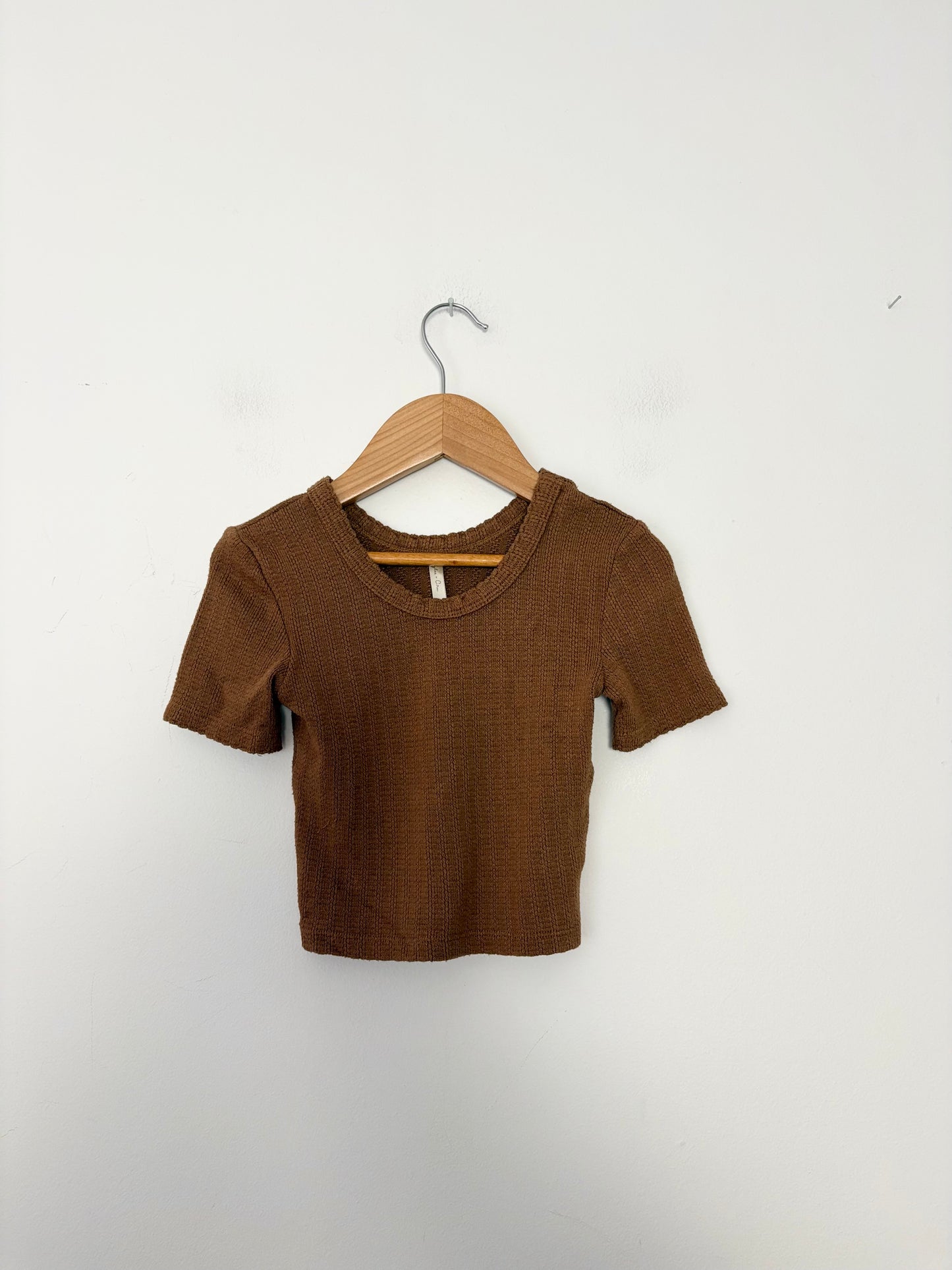 T-shirt court en maille Rylee + Cru 6/7 ans