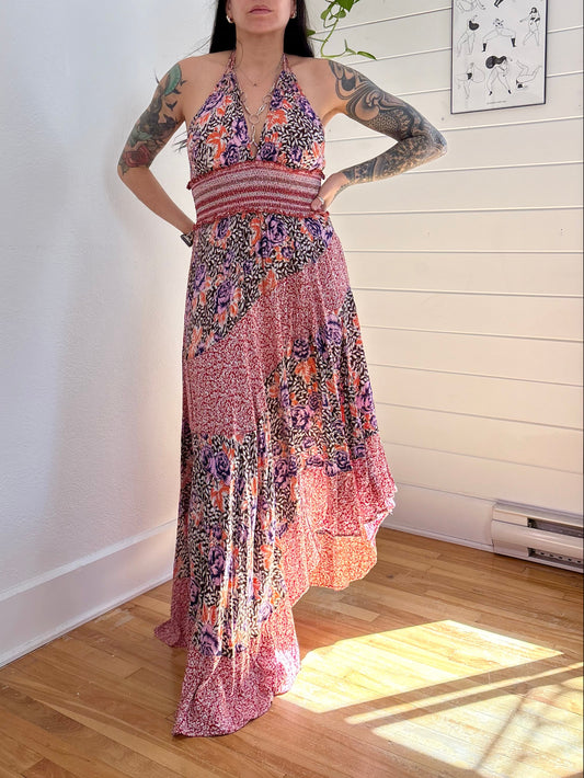 Free People Gabriella halter dress Large