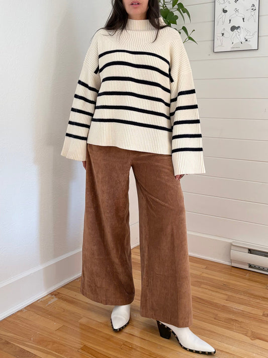 Circolo 1901 Baggy wide leg corduroy trousers W32