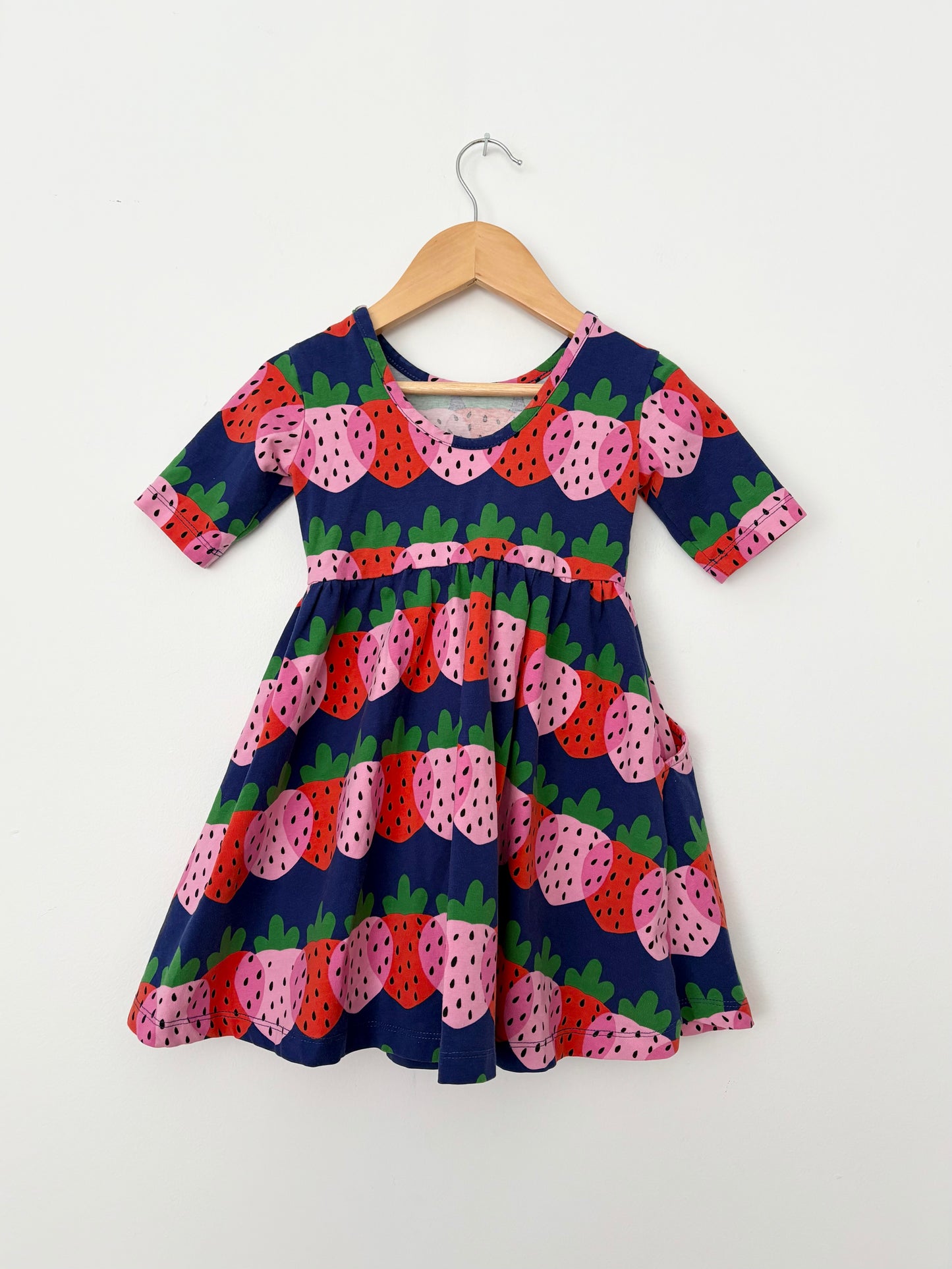 Hanna Anderson strawberry dress 4T