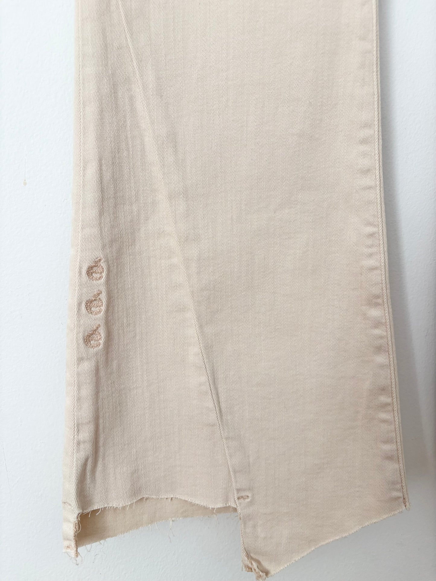 Etica Micki crop flare jeans W25