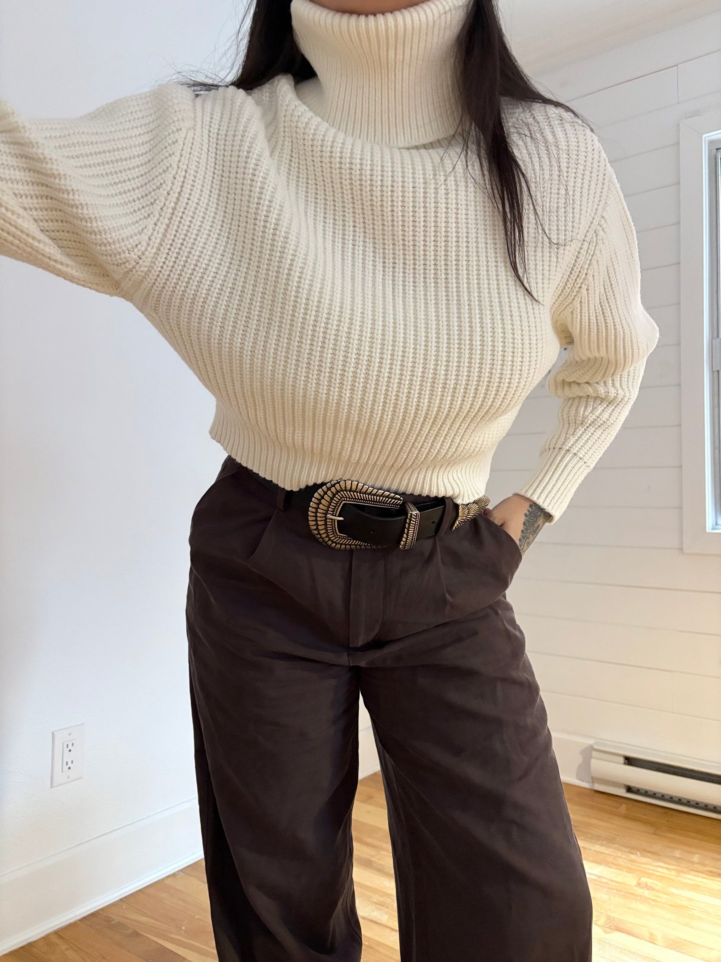 Pull col roulé carré Womance Atelier XS/S