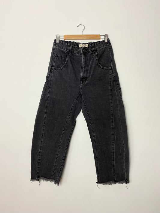 Free people barrel leg jeans