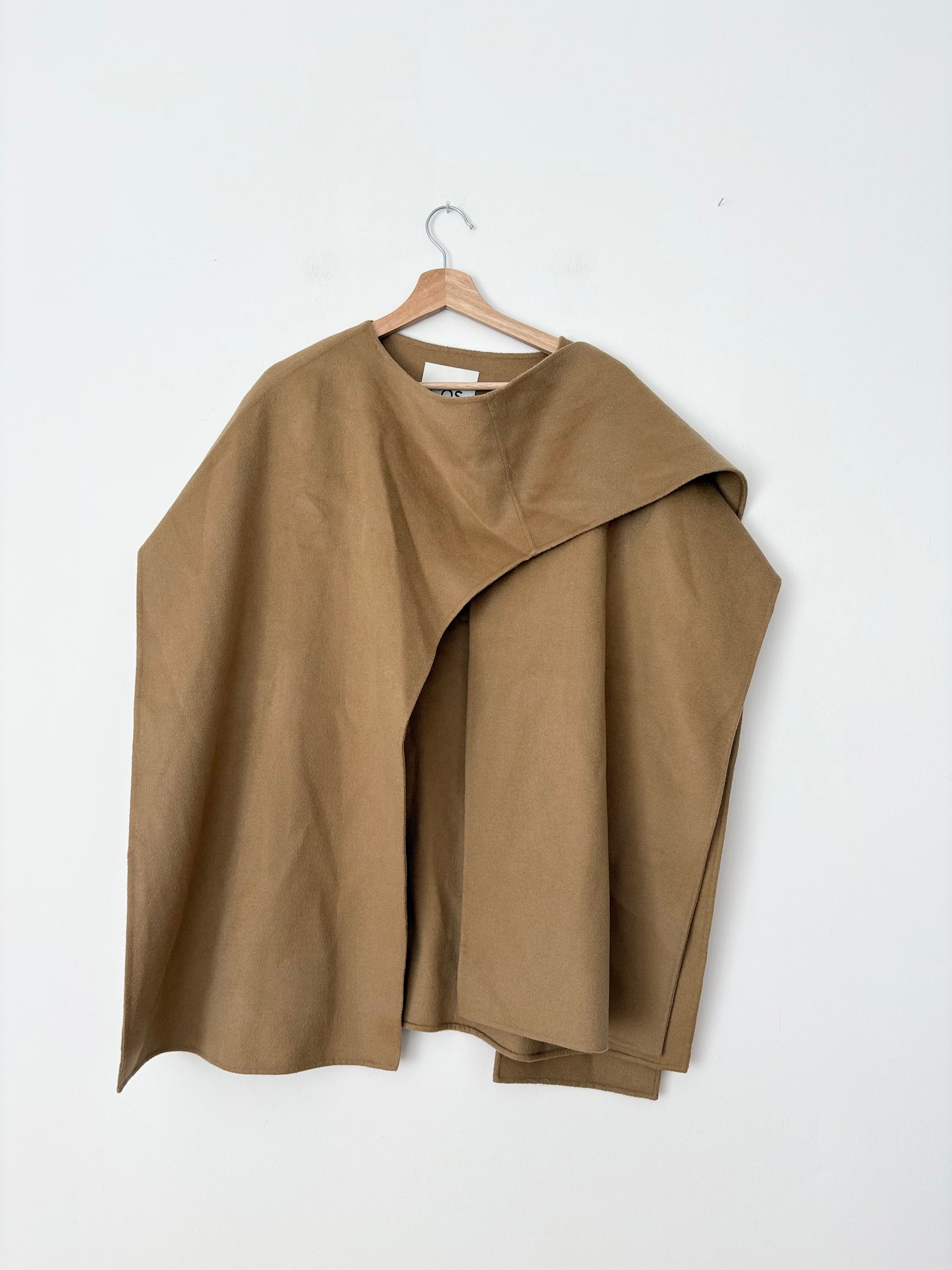 COS wool blend scarf cape O/S
