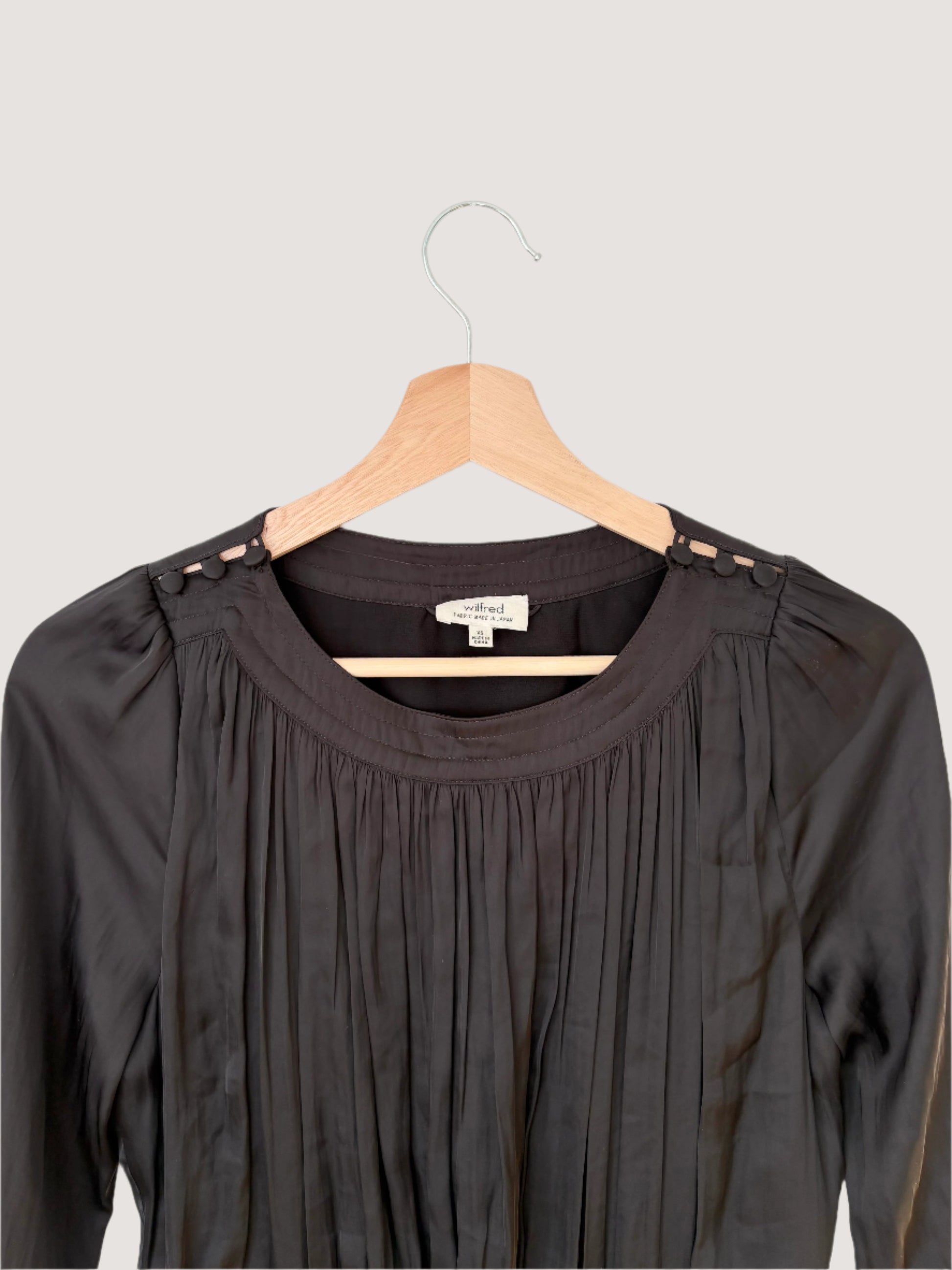 wilfred satin dress Aritzia Wilfred Green Silk Dress by Aritzia