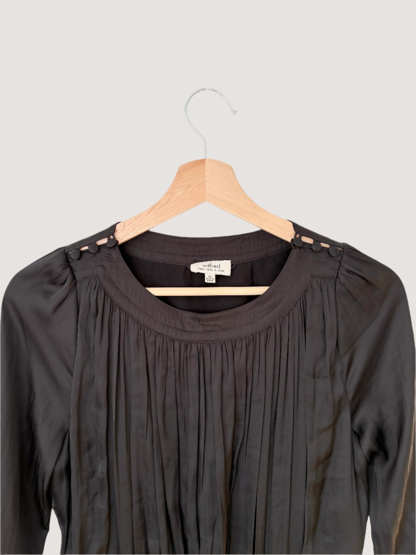 Wilfred satin dress XS