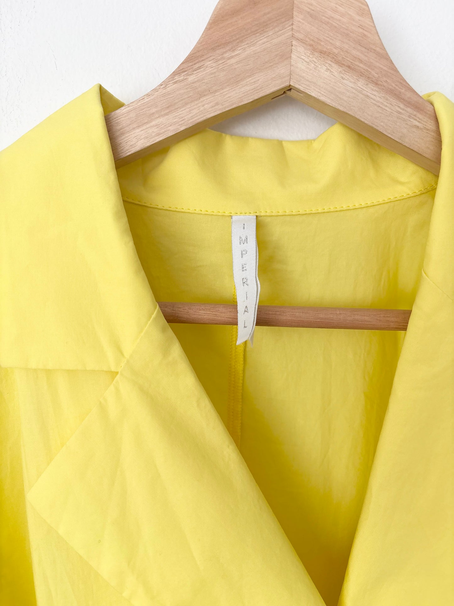 Robe trench jaune impériale taille S
