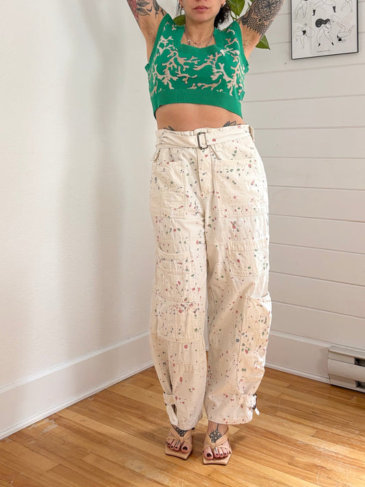 Pantalon de peintre ceinturé Free People M/L