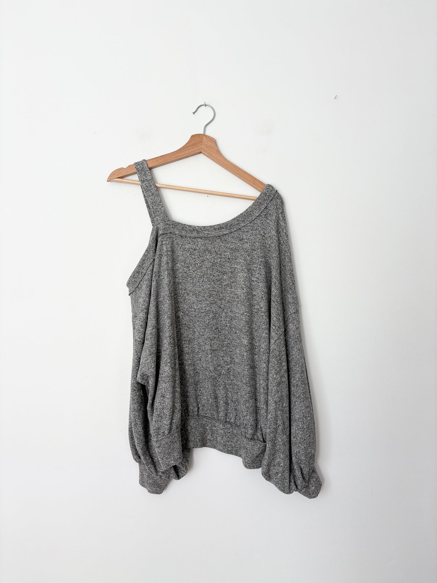 Free People flaunt it open shoulder top Medium