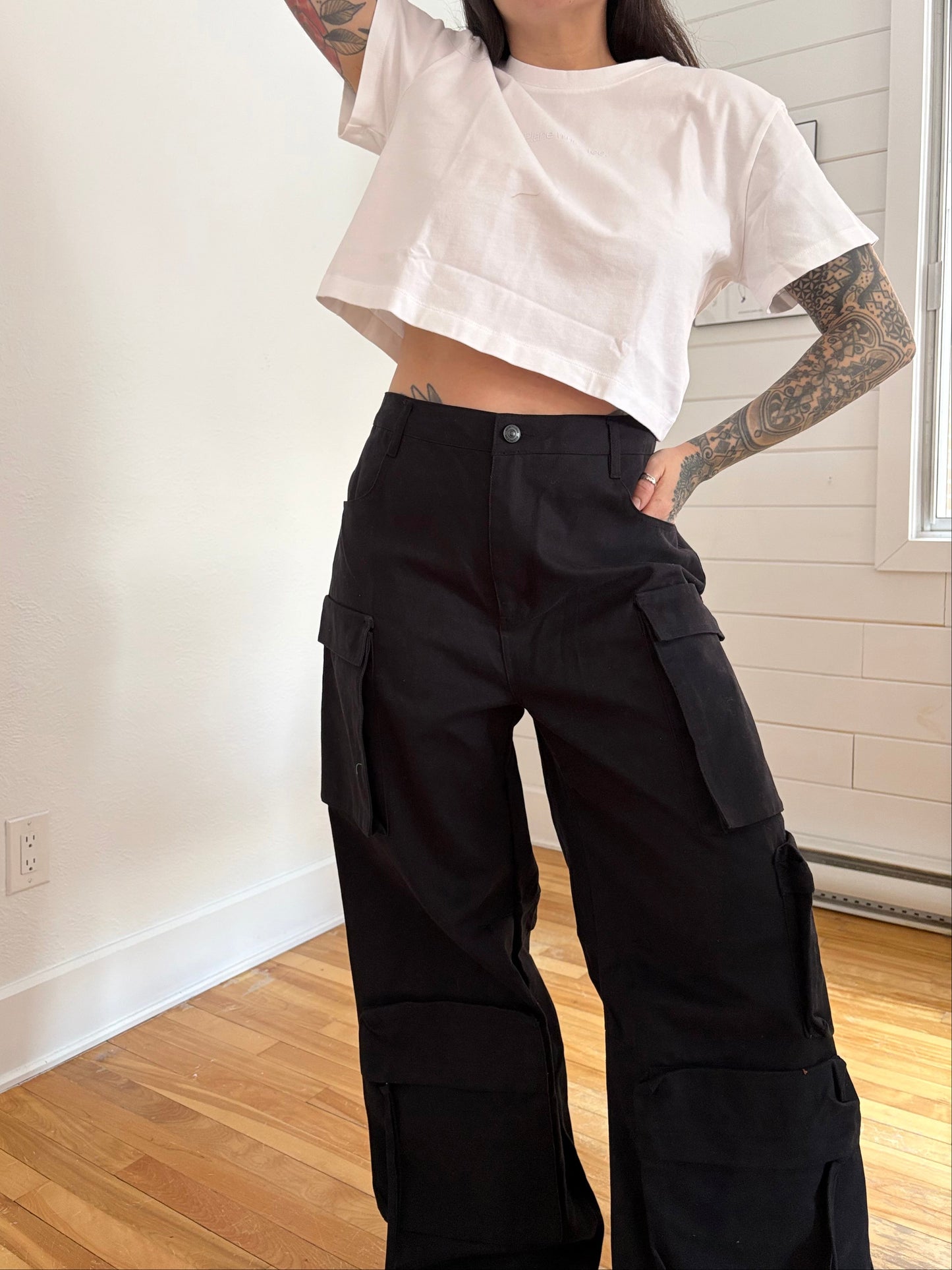 Pantalon cargo Steve Madden Duo, taille L