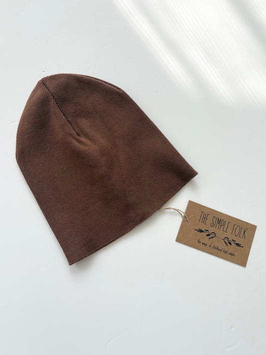 The simple folk knit beanie *Multiple sizes*