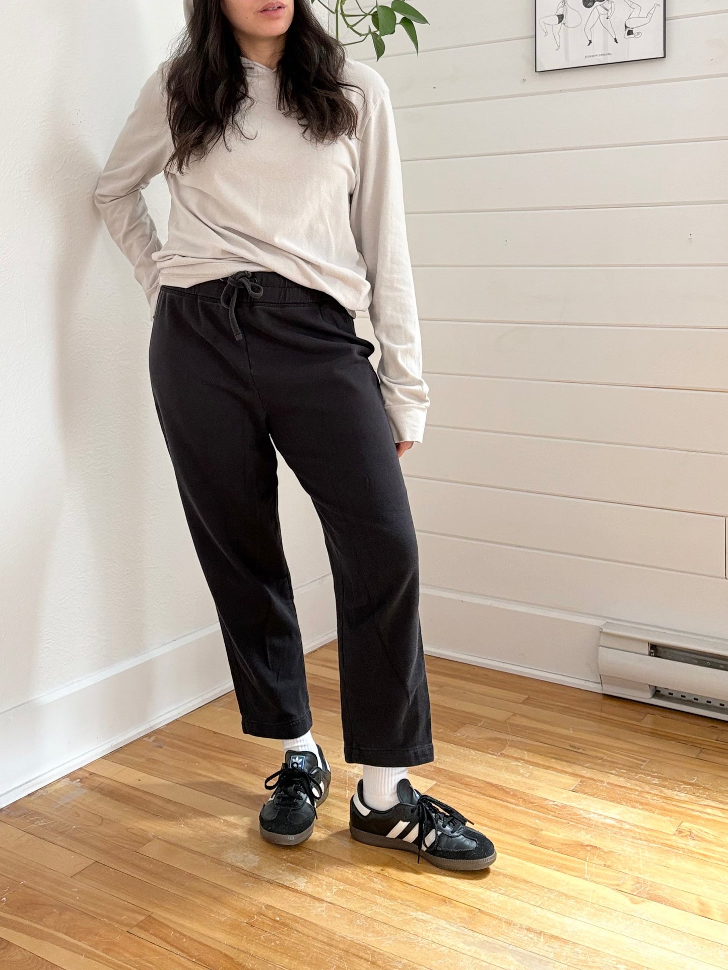 Pantalon de survêtement fuselé James Perse, taille M/L