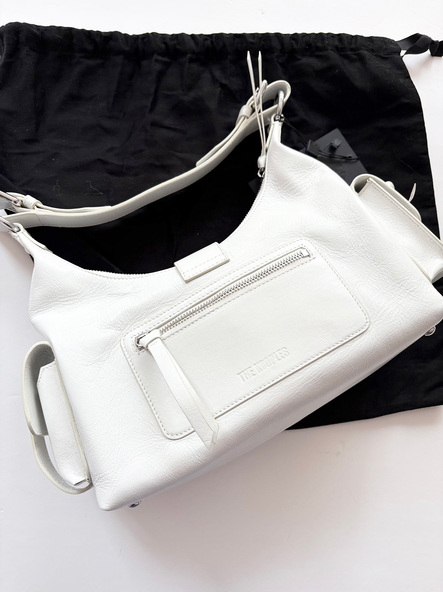Sac Amelia blanc traitement vintage The Kooples