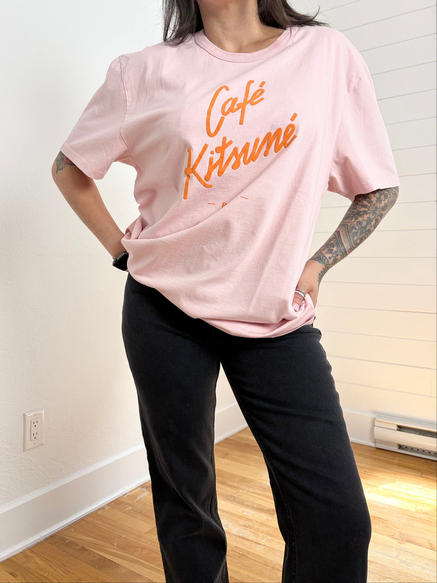 Maison Kitsuné 'Café Kitsuné Paris' Relax tee XXL